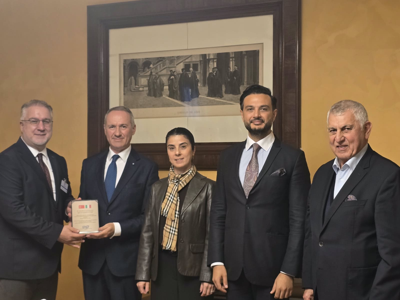UND Heyetinden İtalya İstanbul Başkonsolosluğu’na Ziyaret