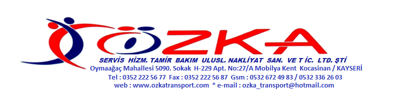 Özka Servis Hizm. Tamir Bak. Ulus. Nakliyat San. ve Tic. Ltd. Şti.